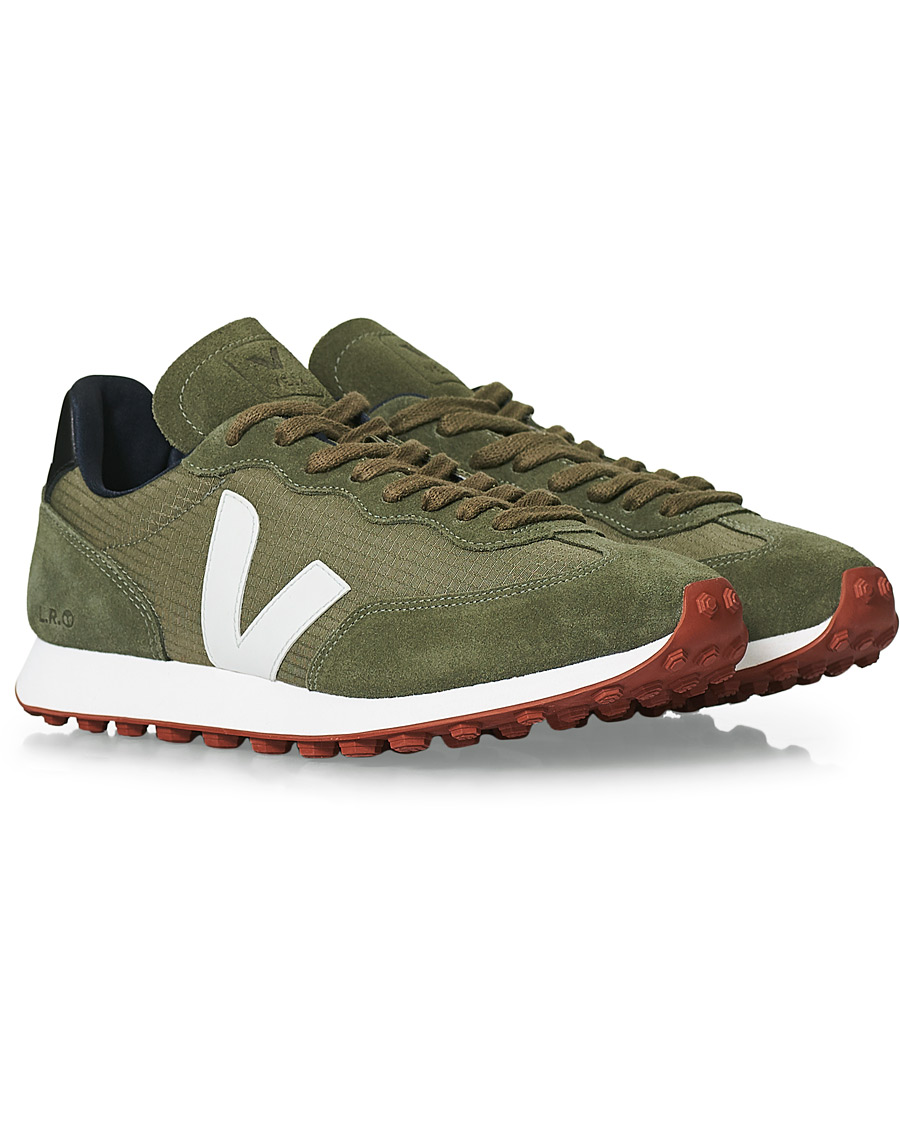 Herr | Veja Rio Branco Running Sneaker Kaki Pearl | Veja | Rio Branco Running Sneaker Kaki Pearl