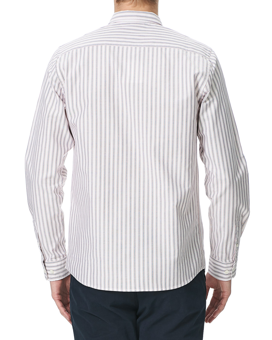 Herr | Skjortor | Norse Projects | Anton Striped Oxford Shirt Navy Multi