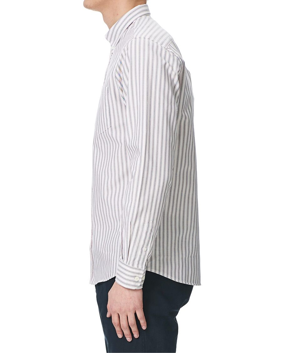 Herr | Skjortor | Norse Projects | Anton Striped Oxford Shirt Navy Multi