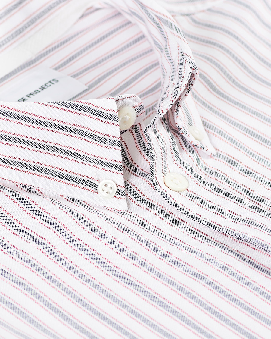 Herr | Skjortor | Norse Projects | Anton Striped Oxford Shirt Navy Multi