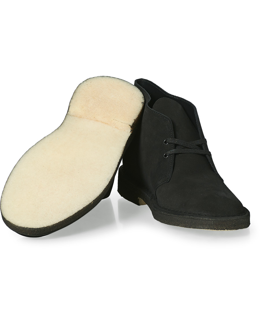 Herr | Clarks Originals Desert Boot Black Suede | Clarks Originals | Desert Boot Black Suede