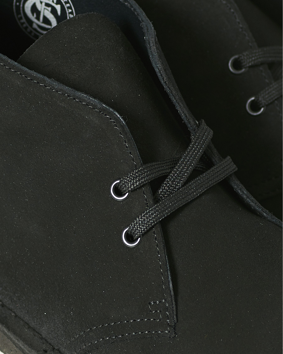 Herr | Clarks Originals Desert Boot Black Suede | Clarks Originals | Desert Boot Black Suede