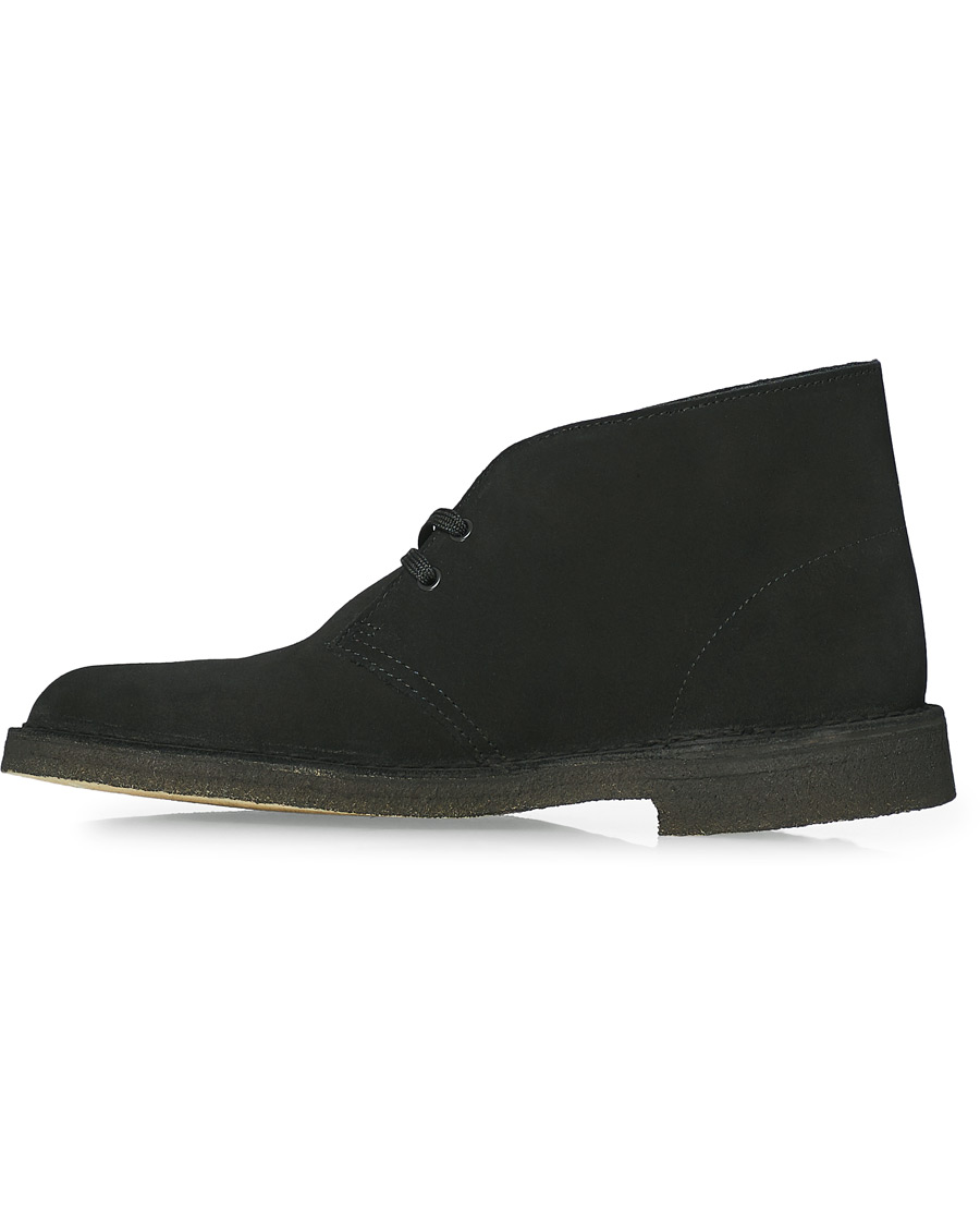 Herr | Clarks Originals Desert Boot Black Suede | Clarks Originals | Desert Boot Black Suede