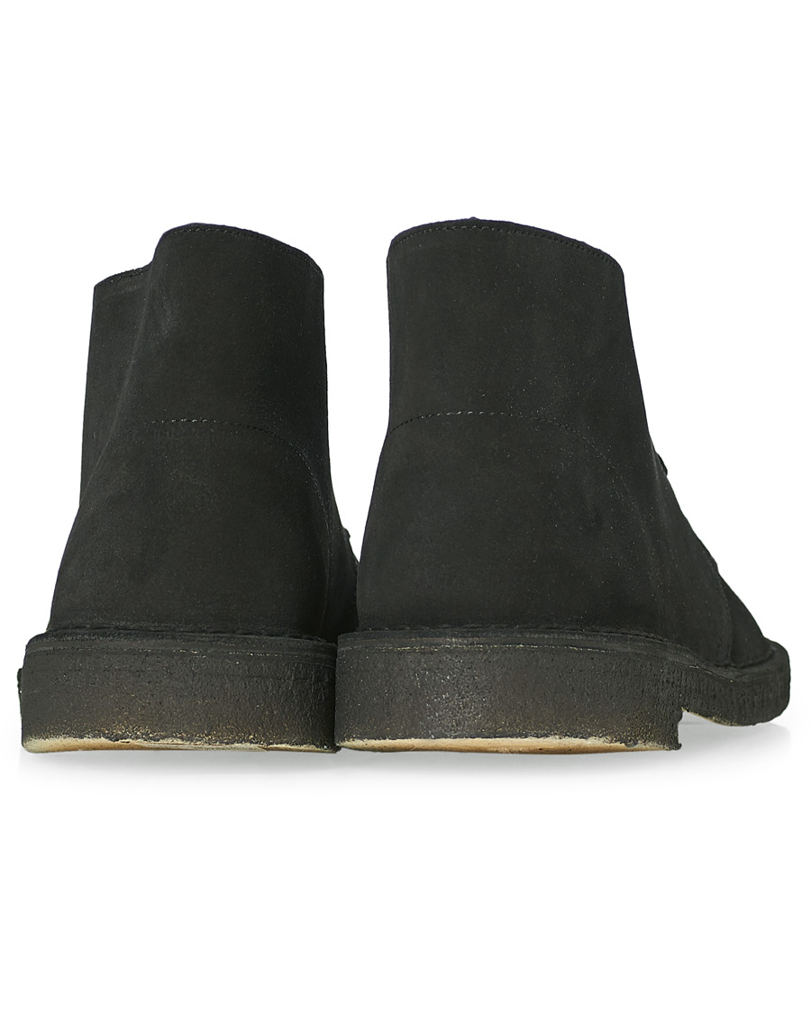 Herr | Clarks Originals Desert Boot Black Suede | Clarks Originals | Desert Boot Black Suede