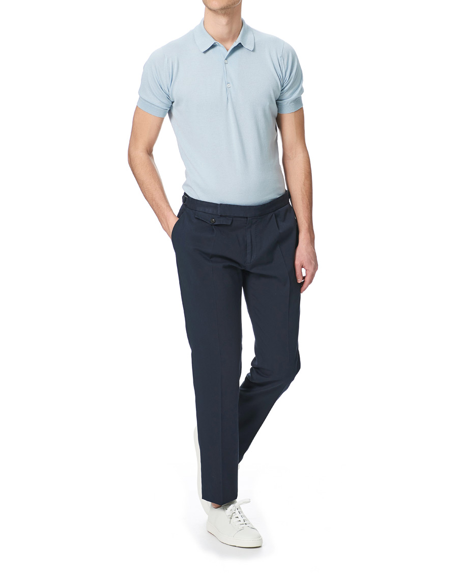 Herr | Pikéer | John Smedley | Adrian Sea Island Polo Coast Blue