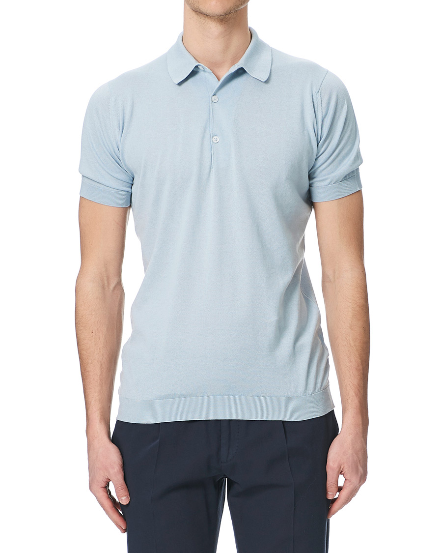 Herr | Pikéer | John Smedley | Adrian Sea Island Polo Coast Blue