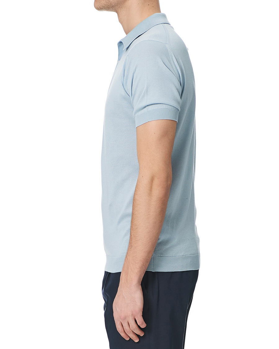 Herr | Pikéer | John Smedley | Adrian Sea Island Polo Coast Blue
