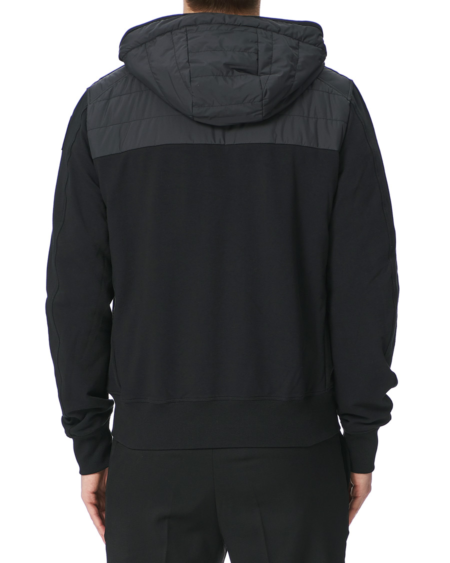 Herr | Jackor | Parajumpers | Ivor Fleece Hooded Hybrid Black