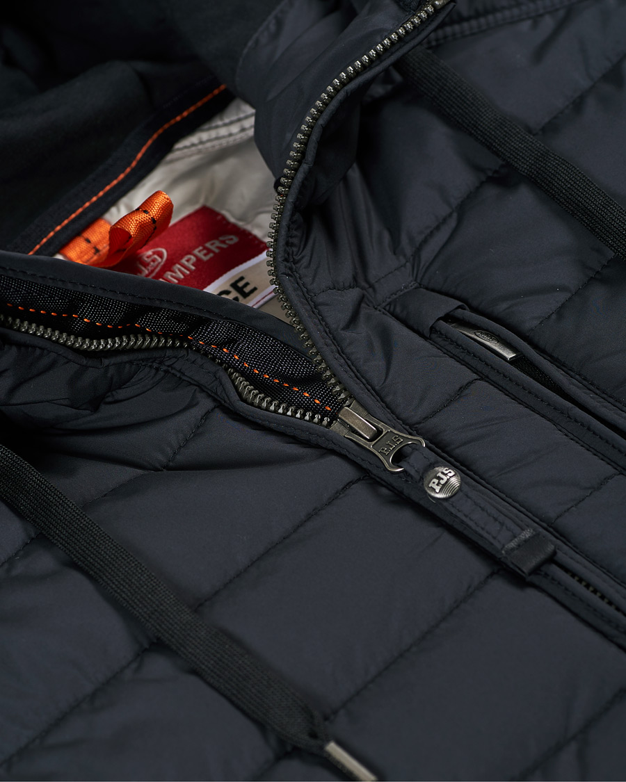 Herr | Jackor | Parajumpers | Ivor Fleece Hooded Hybrid Black