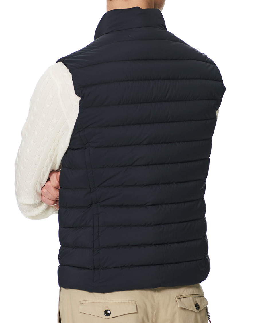 Herr | Jackor | MooRER | Padded Down Vest Dark Blue