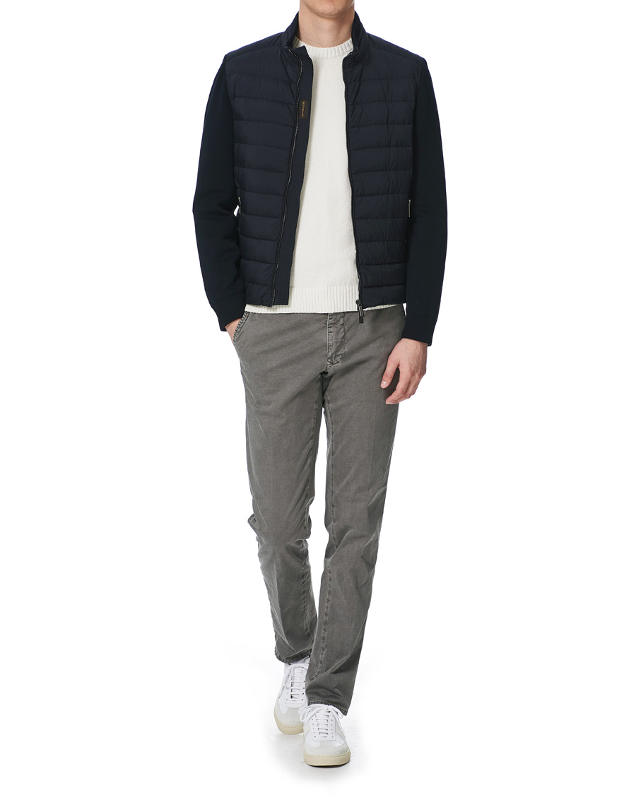 Herr | Jackor | MooRER | Hybrid Padded Jacket Dark Blue
