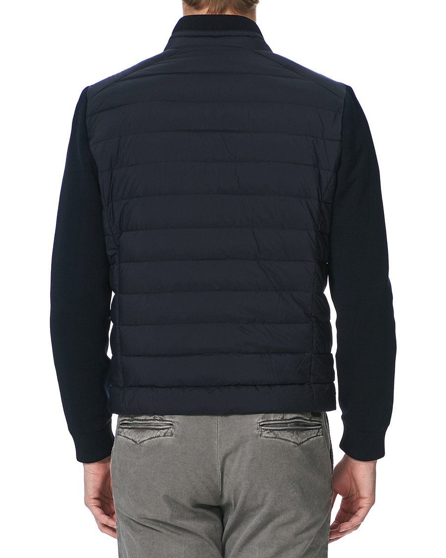 Herr | Jackor | MooRER | Hybrid Padded Jacket Dark Blue