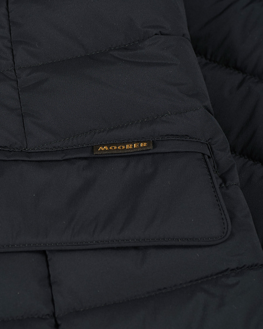 Herr | Jackor | MooRER | Down Padded Blazer Jacket Navy