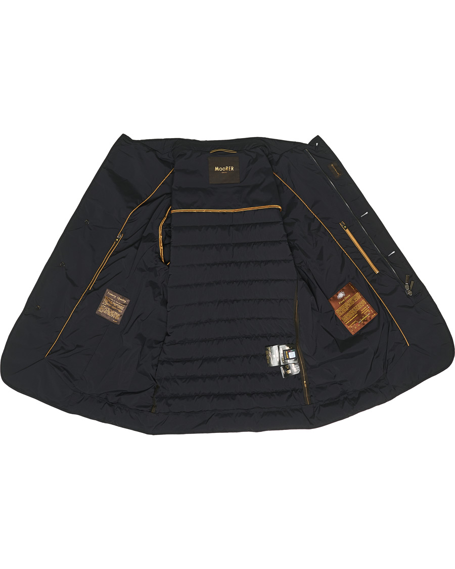 Herr | Jackor | MooRER | Down Padded Blazer Jacket Navy