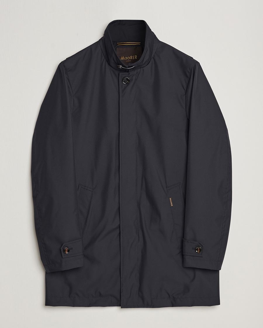 Herr | Jackor | MooRER | Waterproof Car Coat Navy