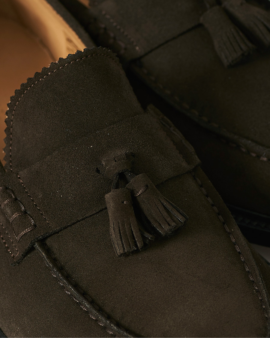Herr | VINNY's Chico Tassel Loafer Ebony Suede | VINNY's | Chico Tassel Loafer Ebony Suede