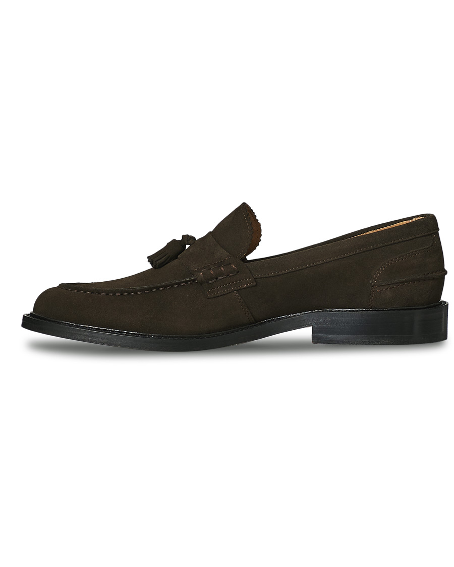 Herr | VINNY's Chico Tassel Loafer Ebony Suede | VINNY's | Chico Tassel Loafer Ebony Suede