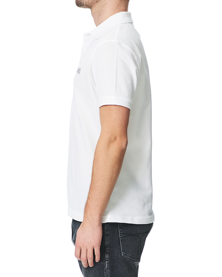 Herr | Pikéer | Barbour International | Essential Polo White