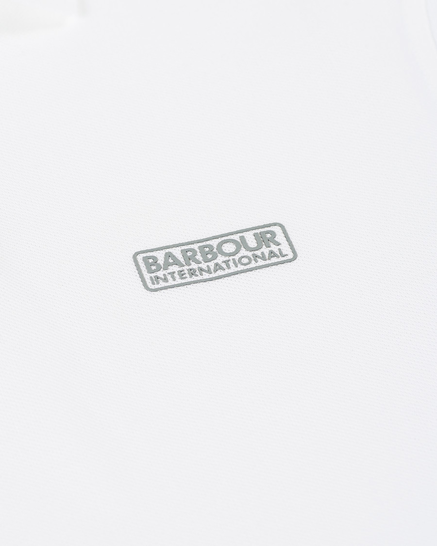 Herr | Pikéer | Barbour International | Essential Polo White