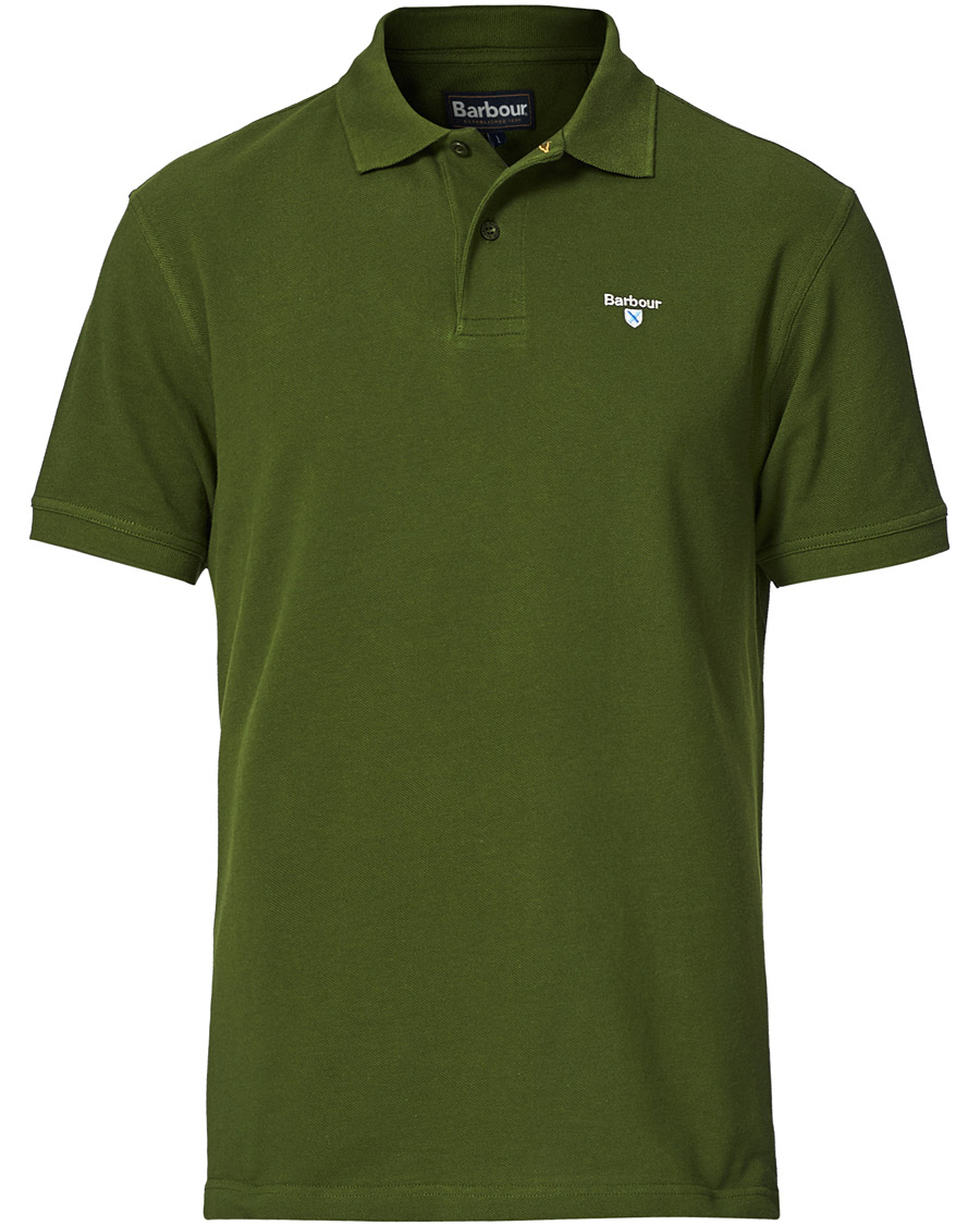 Herr | Pikéer | Barbour Lifestyle | Sports Polo Rifle Green