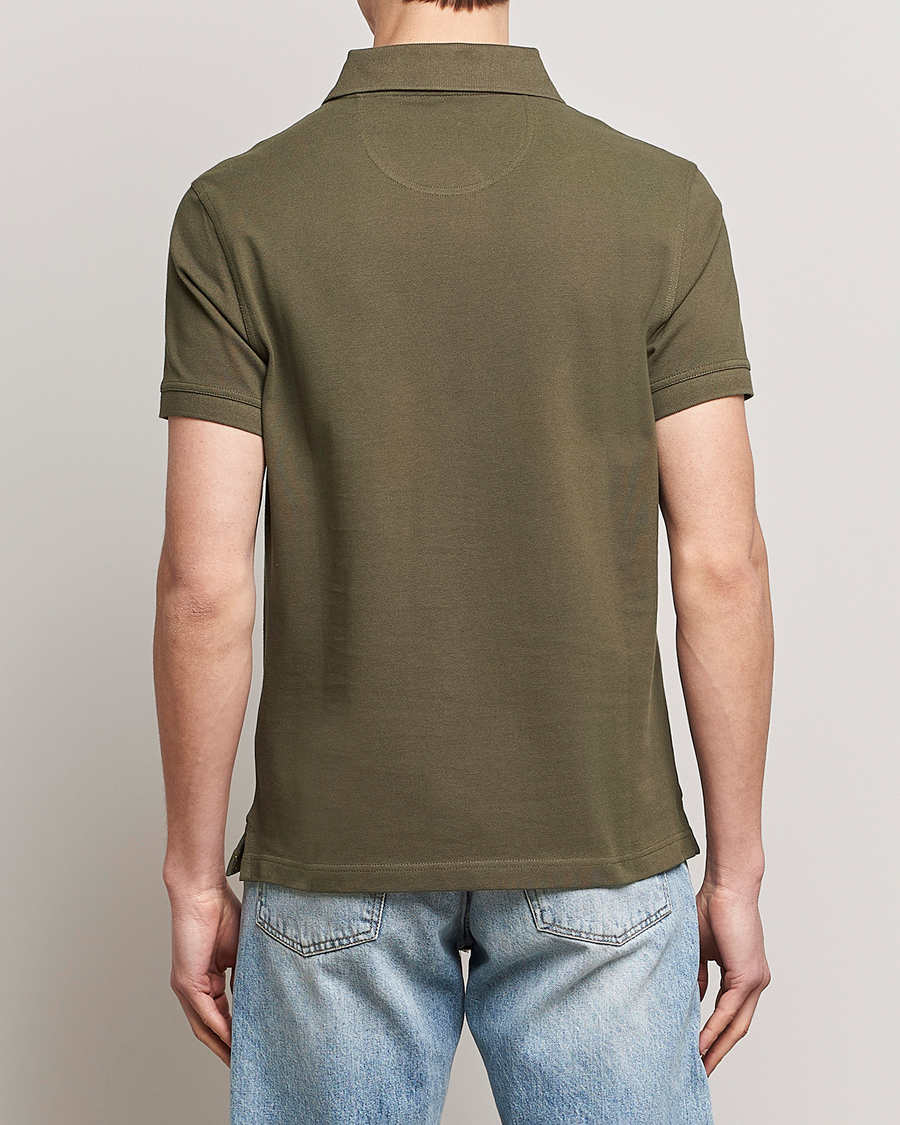Herr | Pikéer | Barbour Lifestyle | Tartan Pique Polo Olive
