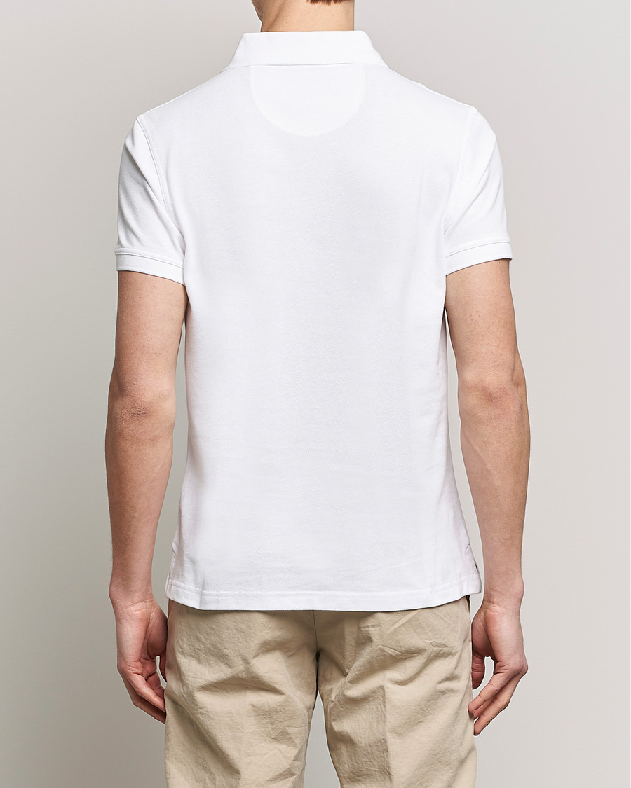 Herr | Pikéer | Barbour Lifestyle | Tartan Pique Polo White