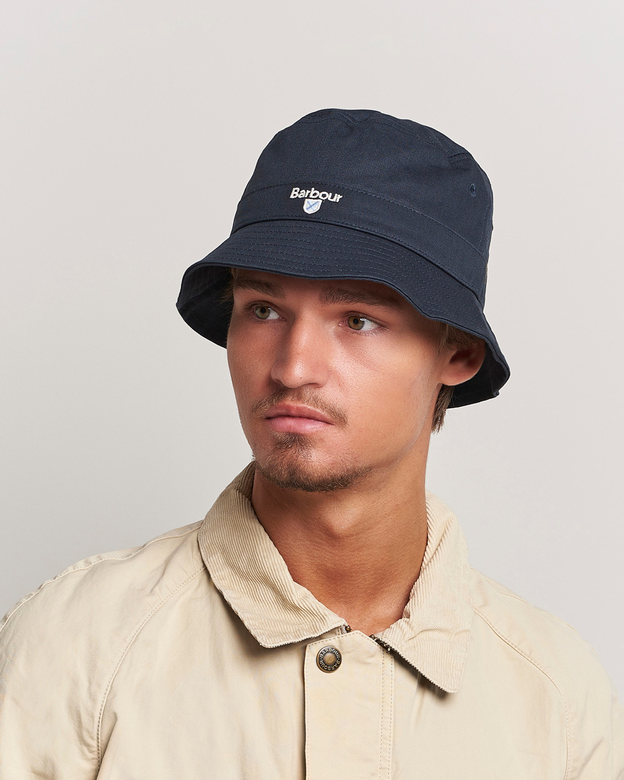 Herr | Hattar | Barbour Lifestyle | Cascade Bucket Hat Navy