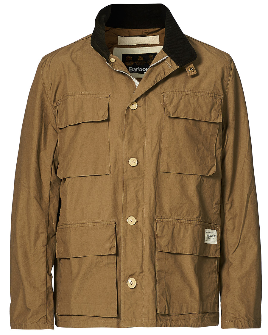 Herr | Jackor | Barbour Lifestyle | Flyn Field Jacket Stone