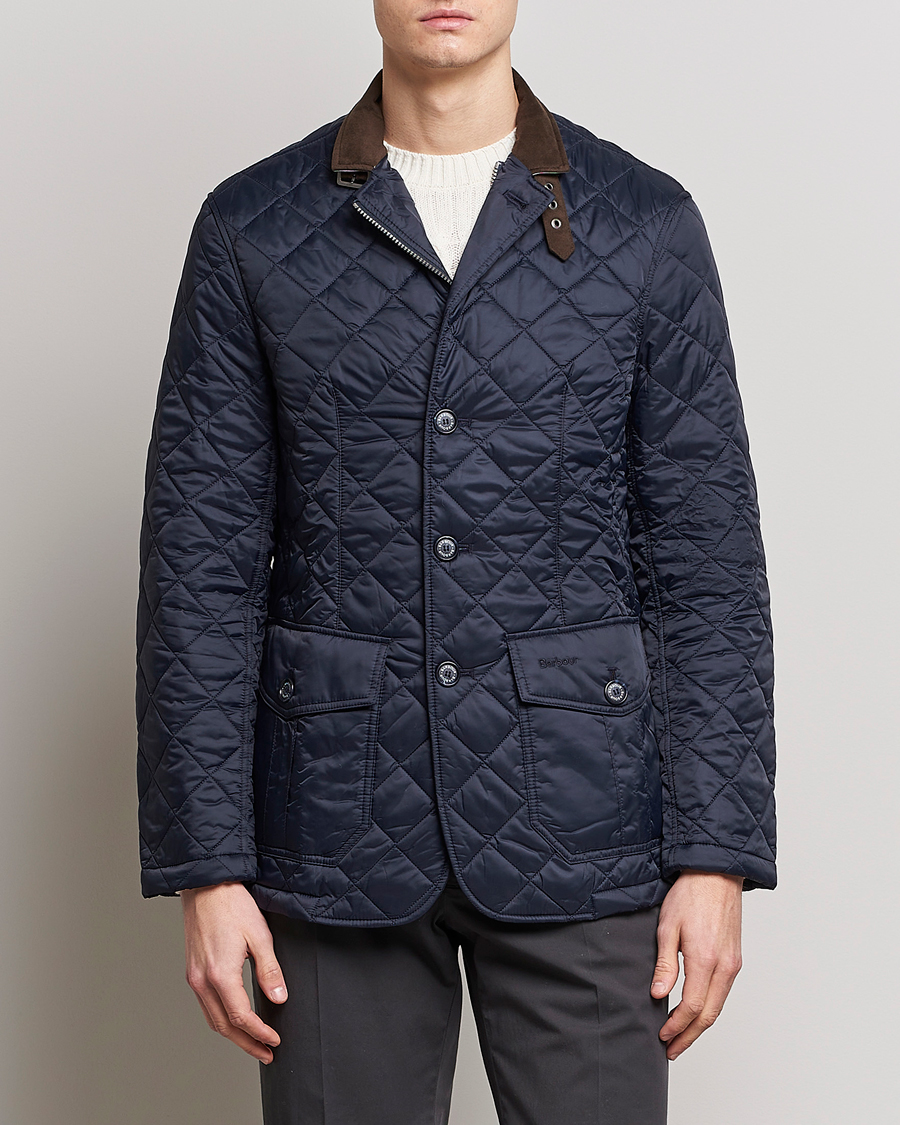 Herr | Klassiska jackor | Barbour Lifestyle | Quilted Sander Jacket Navy