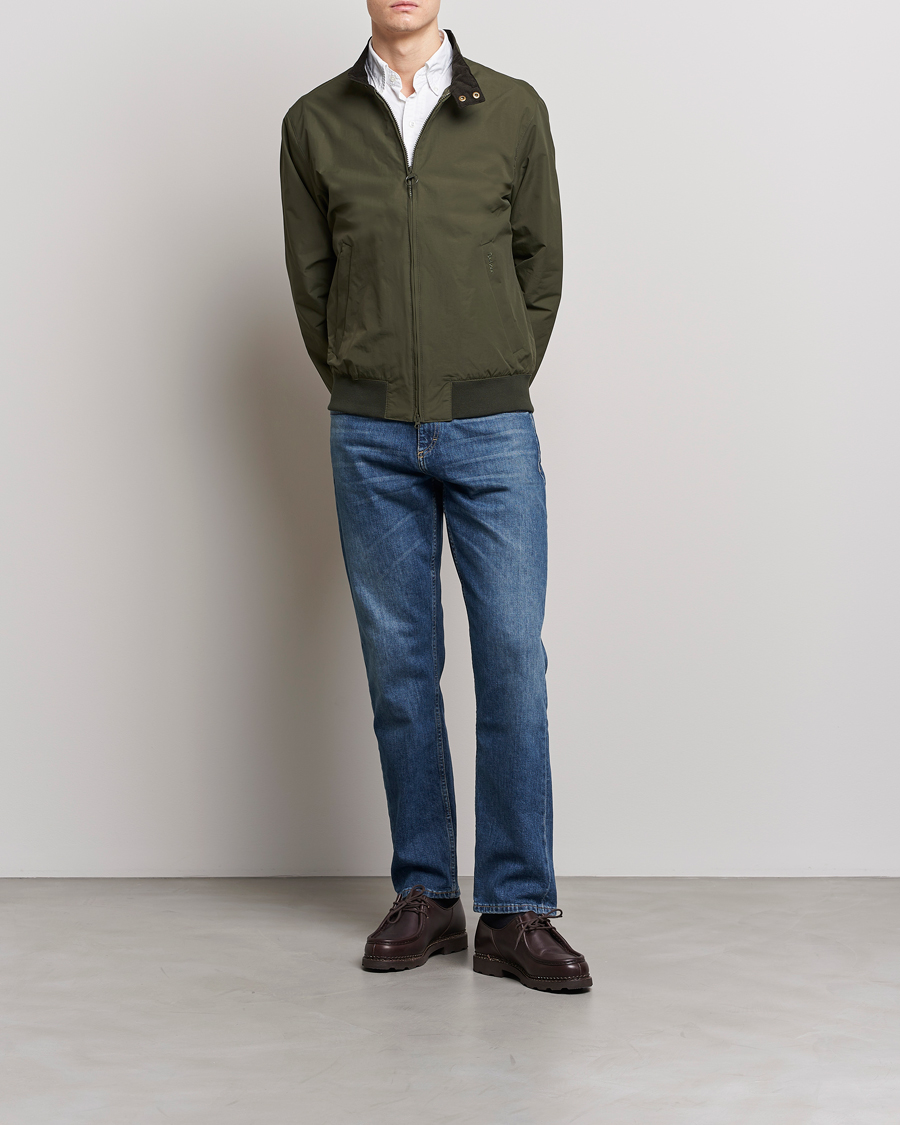 Herr | Jackor | Barbour Lifestyle | Royston Casual Harrington Jacket Olive