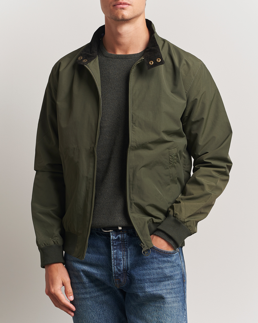 Herr | Jackor | Barbour Lifestyle | Royston Casual Harrington Jacket Olive