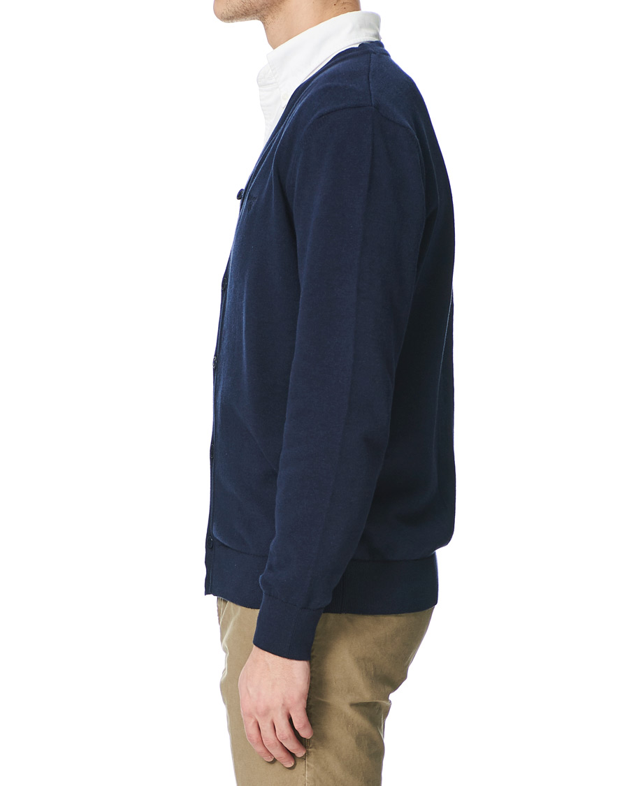 Herr | Tröjor | Barbour Lifestyle | Cotton Cardigan Navy Marl