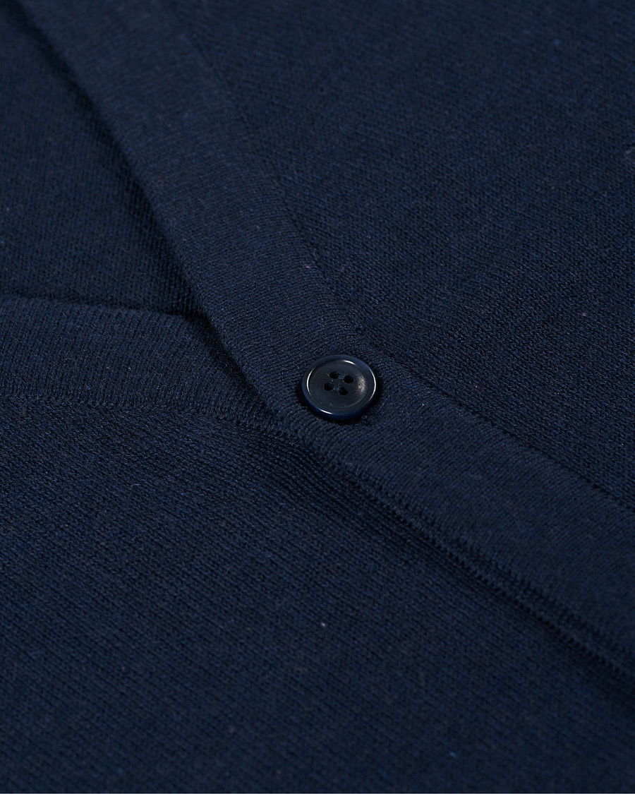 Herr | Tröjor | Barbour Lifestyle | Cotton Cardigan Navy Marl