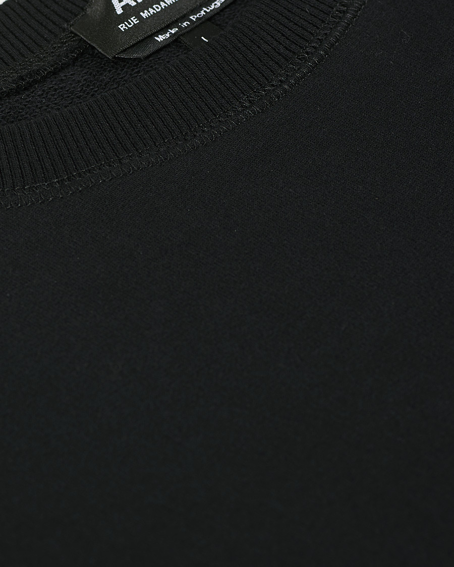 Herr | Tröjor | A.P.C. | Item Crew Neck Sweatshirt Black