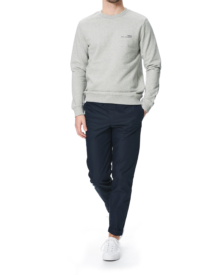 Herr | Tröjor | A.P.C. | Item Crew Neck Sweatshirt Heather Grey