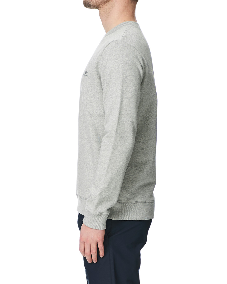 Herr | Tröjor | A.P.C. | Item Crew Neck Sweatshirt Heather Grey