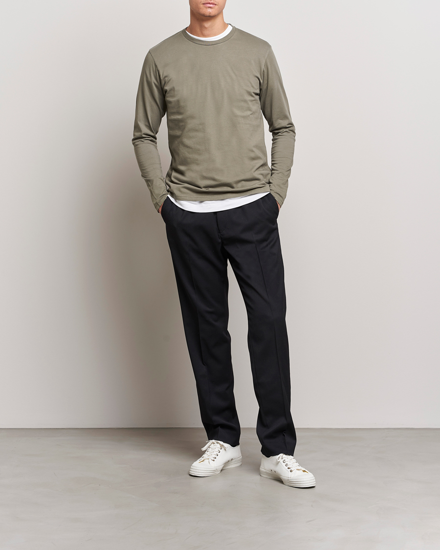 Herr | T-Shirts | Colorful Standard | Classic Organic Long Sleeve T-shirt Dusty Olive