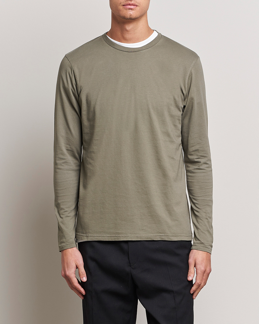 Herr | T-Shirts | Colorful Standard | Classic Organic Long Sleeve T-shirt Dusty Olive