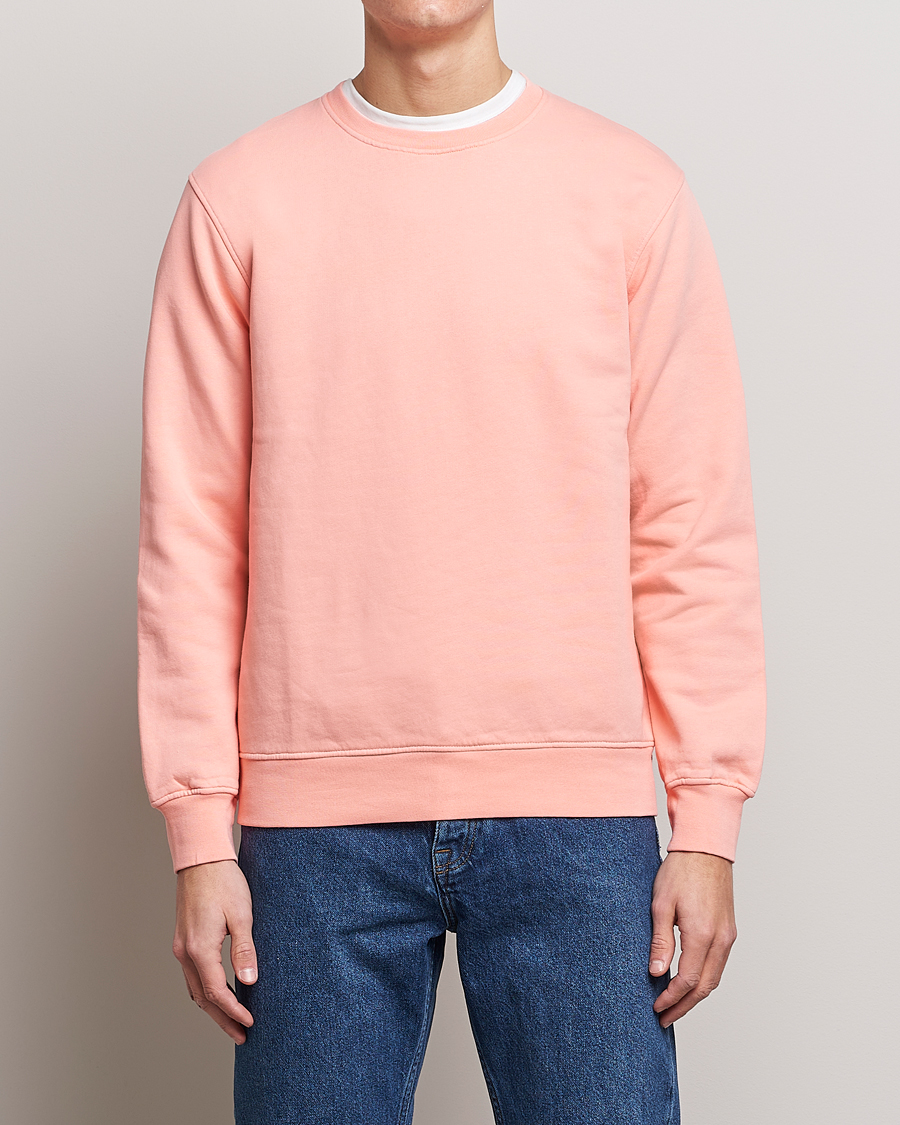 Herr |  | Colorful Standard | Classic Organic Crew Neck Sweat Bright Coral