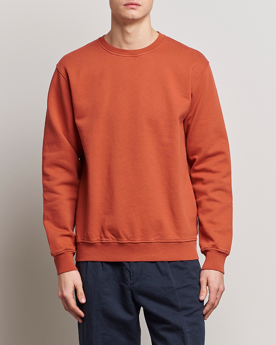 Herr | Under 1000 | Colorful Standard | Classic Organic Crew Neck Sweat Dark Amber