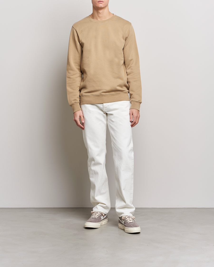 Herr | Tröjor | Colorful Standard | Classic Organic Crew Neck Sweat Desert Khaki