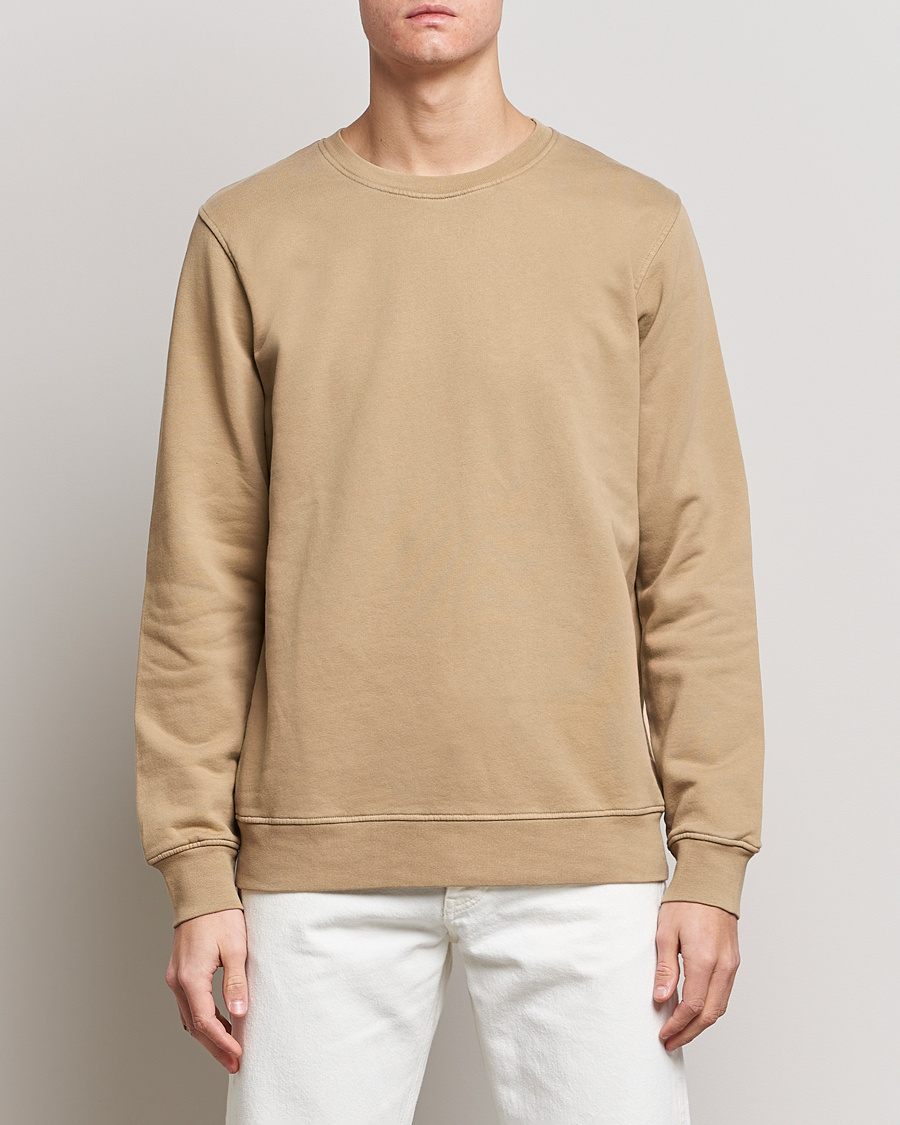 Herr | Sweatshirts | Colorful Standard | Classic Organic Crew Neck Sweat Desert Khaki