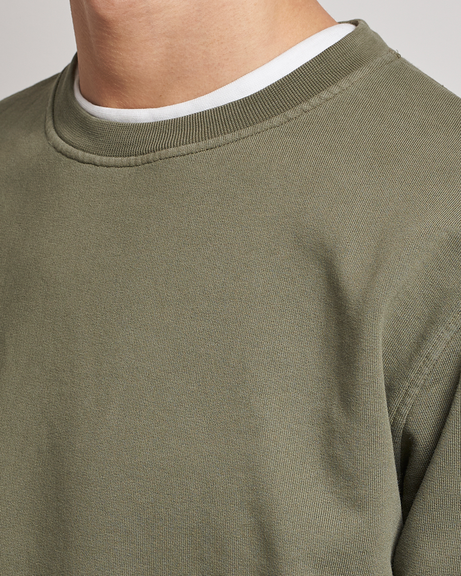 Herr | Tröjor | Colorful Standard | Classic Organic Crew Neck Sweat Dusty Olive