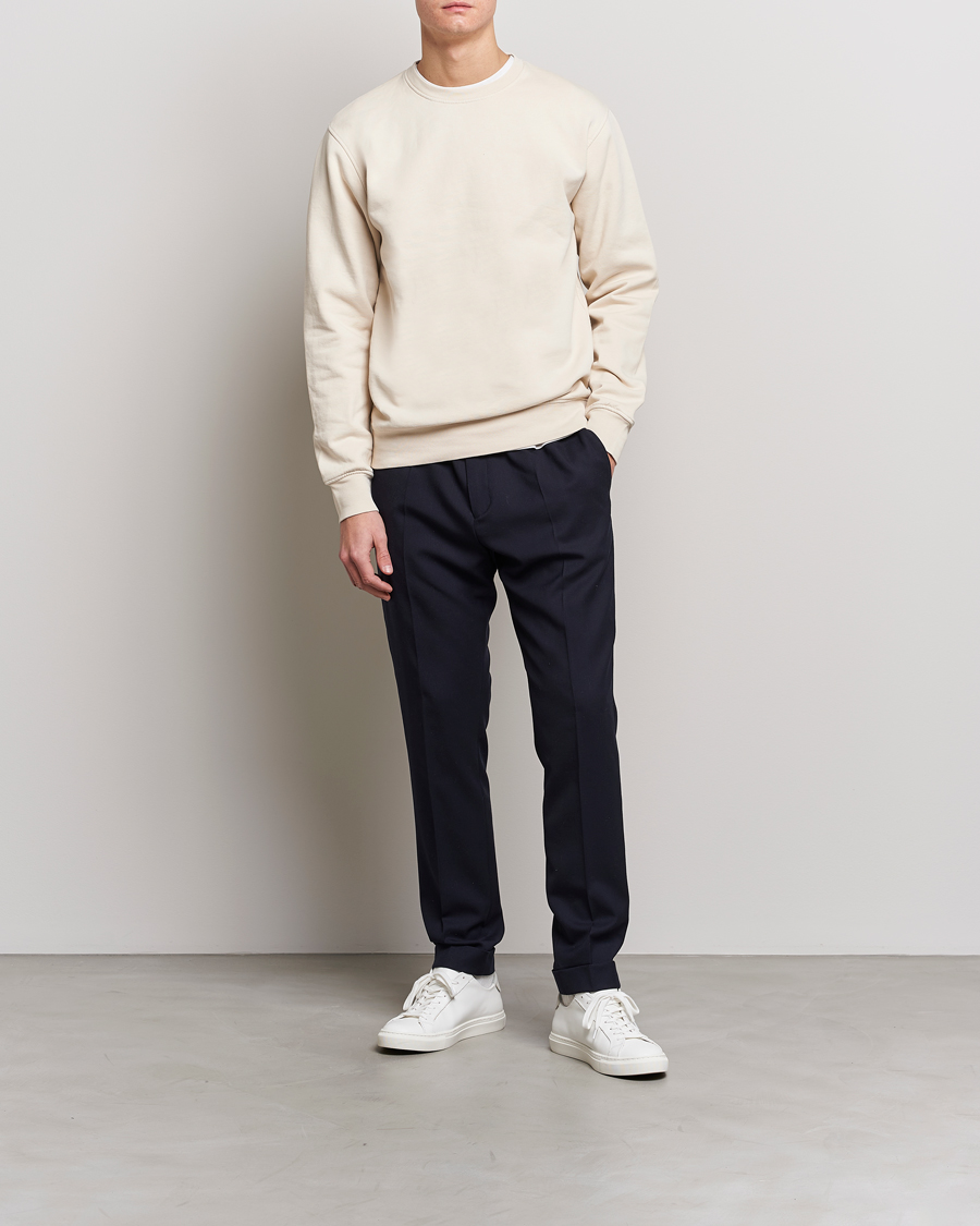 Herr | Tröjor | Colorful Standard | Classic Organic Crew Neck Sweat Ivory White