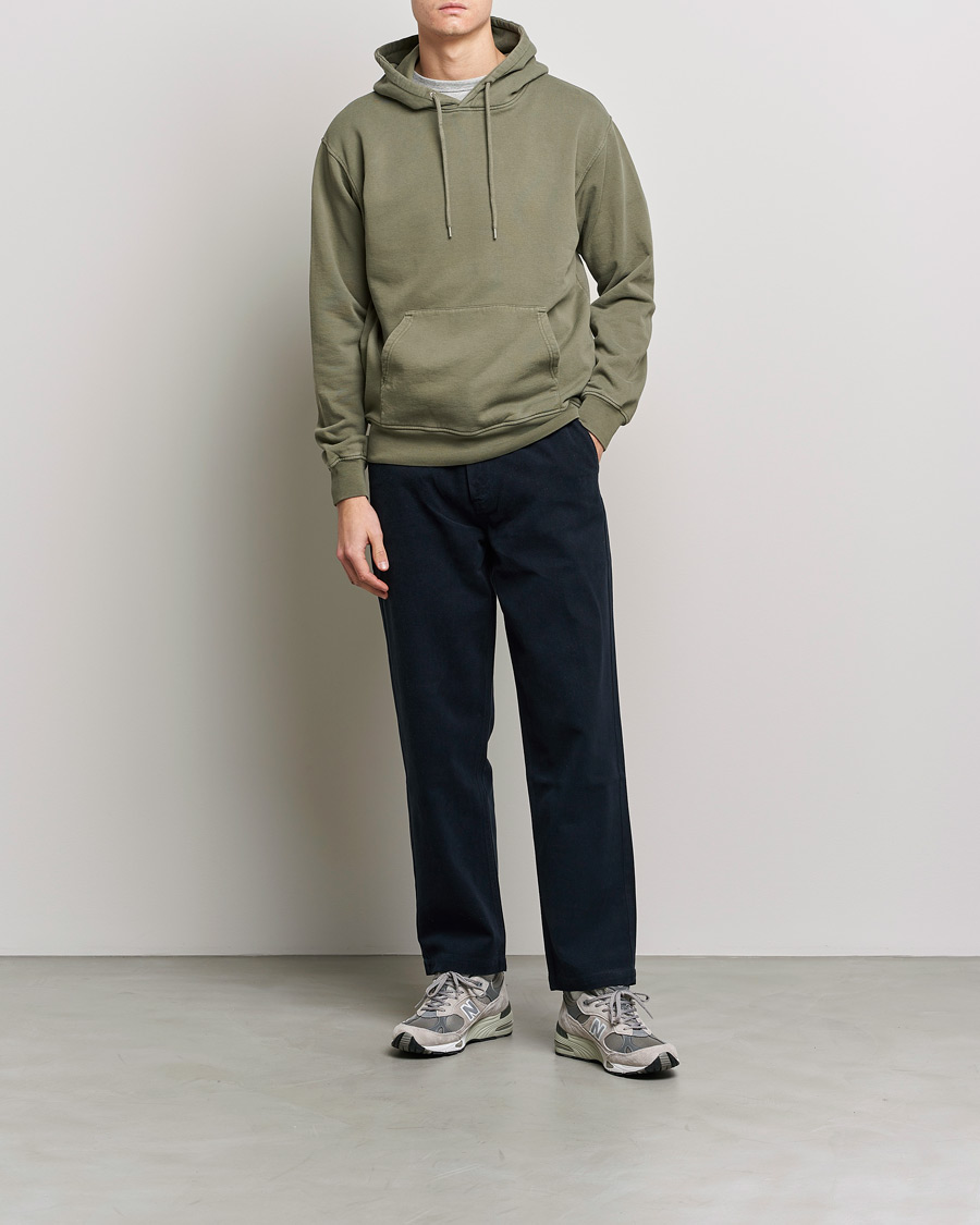 Herr | Tröjor | Colorful Standard | Classic Organic Hood Dusty Olive