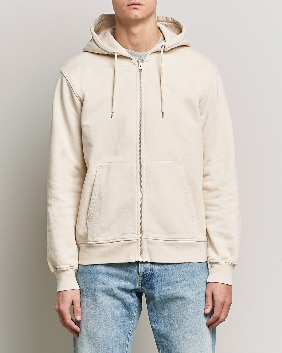 Herr |  | Colorful Standard | Classic Organic Full Zip Hood Ivory White