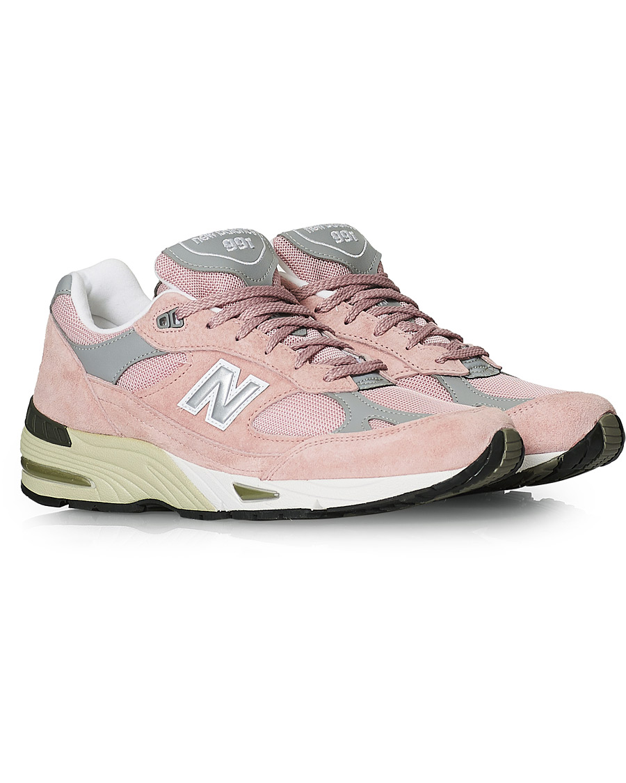 Herr | New Balance Made In England 991 Sneaker Pink/Grey | New Balance | Made In England 991 Sneaker Pink/Grey