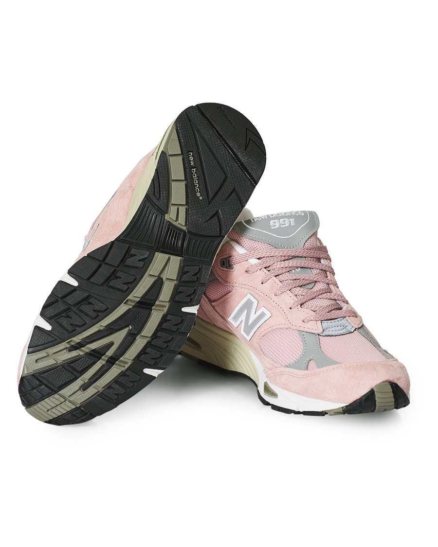 Herr | New Balance Made In England 991 Sneaker Pink/Grey | New Balance | Made In England 991 Sneaker Pink/Grey