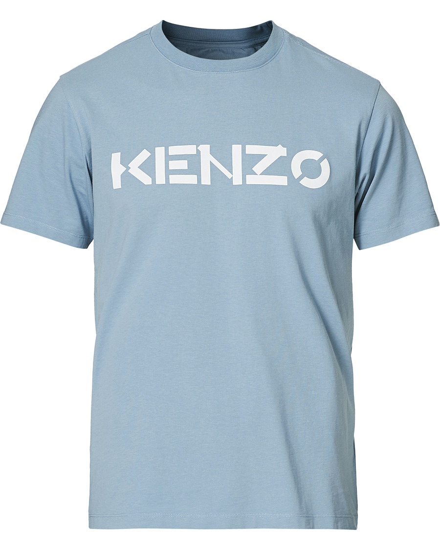 Herr | T-Shirts | KENZO | Logo Classic Crew Neck Tee Glacier