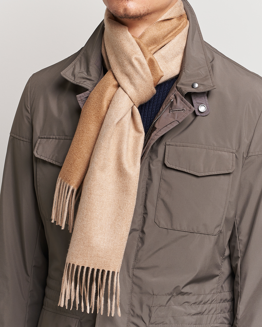 Herr | Italian Department | Piacenza Cashmere | Vicuna/Baby Cashmere Scarf Camel